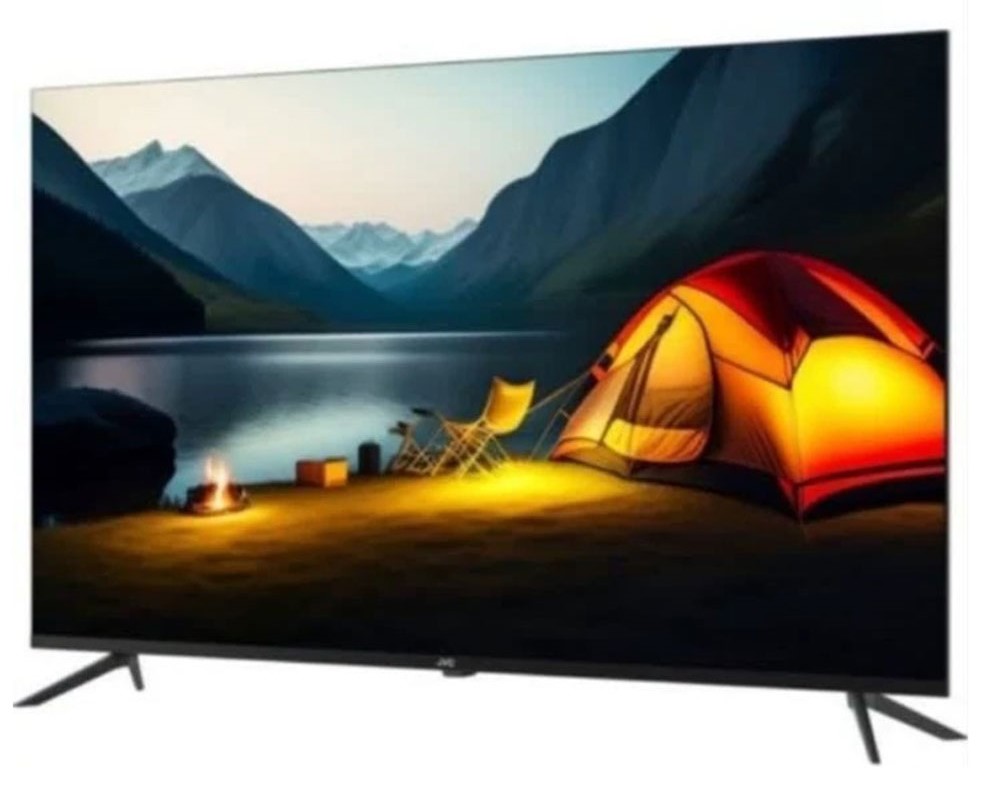 تلویزیون جی وی سی ال ای دی مدل 11ANDROID-UHD-SMART-K7125-4N-50LT صفحه تخت