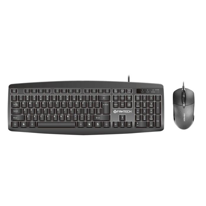 Fantech keyboard and mouse model KM-100 + کاربری اداری و خانگی