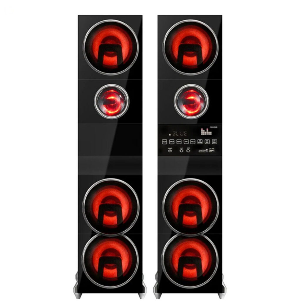 L-phoenix 3 مشکی دوتکه اسپیکر میکرولب