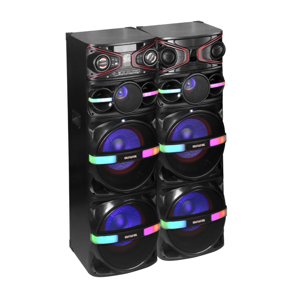 R-AIWA-X2124DSP- PRO-BT/MIC 4*12 تکه 2 اسپیکر ایوا